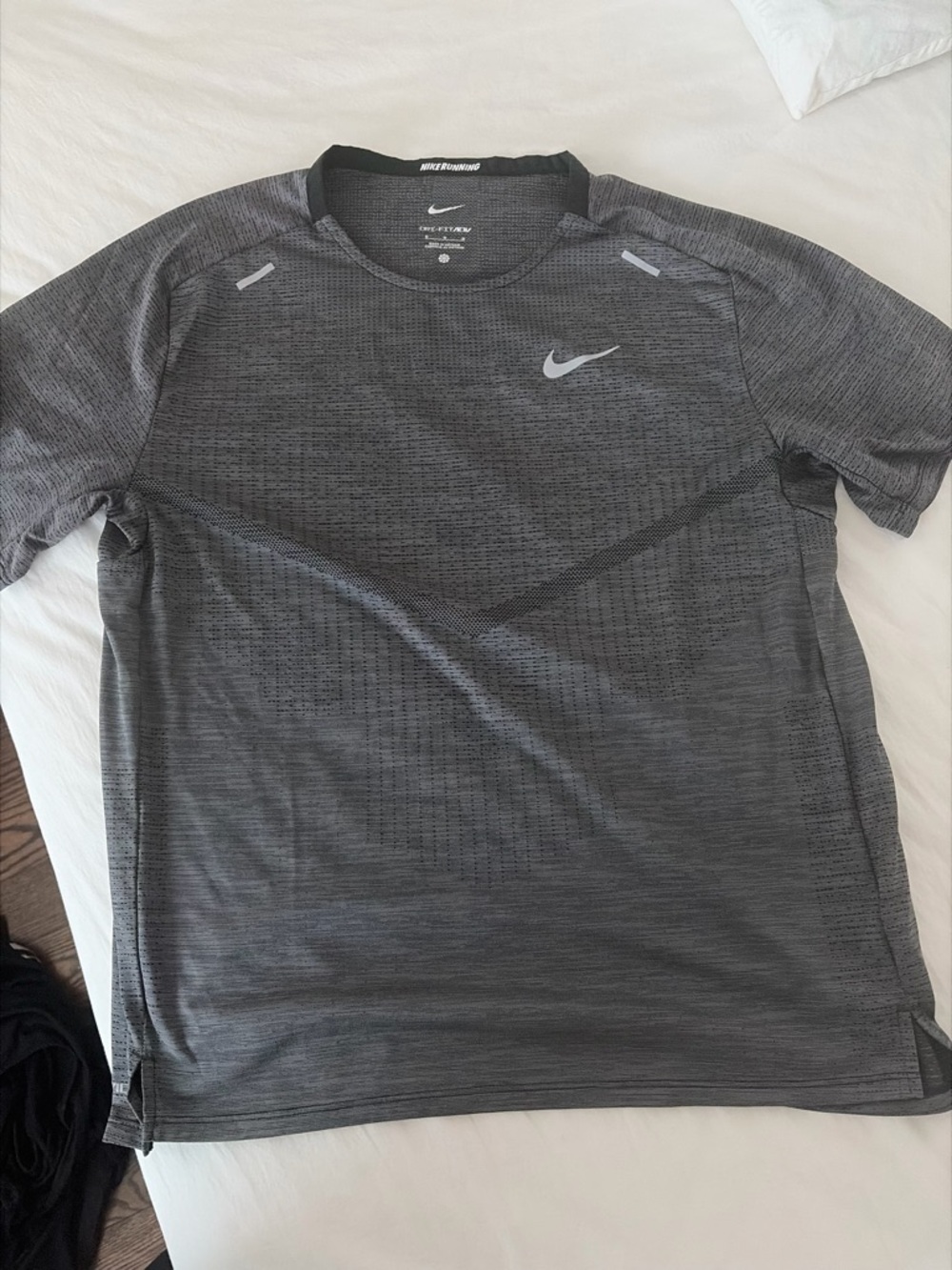 Nike Gray Heather Short Sleeve Performance Tee